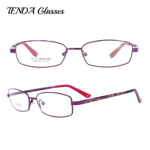 Load image into Gallery viewer, Titanium Glasses Degree Of Women Prescription Eyewear For Reading and Myopia Lens