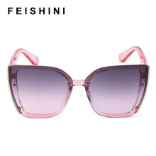 Carica l&#39;immagine nel visualizzatore di Gallery, Cat eye Occhiali da sole firmati Donna 2023 Occhiali da sole retrò Occhiali oversize quadrati Oculos De Sol