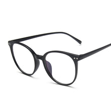 Load image into Gallery viewer, Transparent Computer Glasses Frame Women Anti Blue Light Retro Cat Eye Eyewear Vintage Rivet Comfortable Eyeglasses