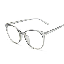 Load image into Gallery viewer, Transparent Computer Glasses Frame Women Anti Blue Light Retro Cat Eye Eyewear Vintage Rivet Comfortable Eyeglasses