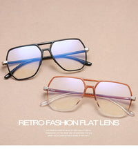 Load image into Gallery viewer, Transparent Computer Glasses Women Men Anti Blue Light Eyewear Oversize Optical Clear Spectacle Eyeglasses Prescription