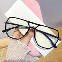 Load image into Gallery viewer, Transparent Computer Glasses Women Men Anti Blue Light Eyewear Oversize Optical Clear Spectacle Eyeglasses Prescription