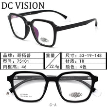 Load image into Gallery viewer, Transparent Formula Glasses Frame Square Men&#39;s  Brand Designer Eyeglasses Oversized Ladies Myopia Eyewear TR90