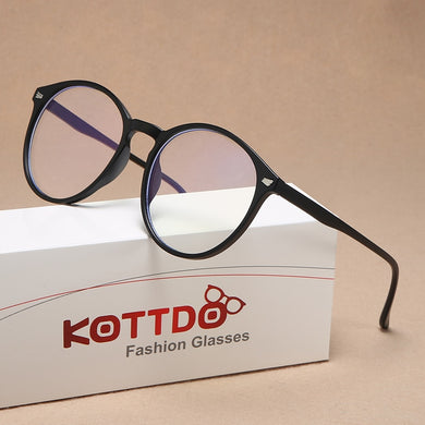 Transparent Round Eyeglasses Plastic Women Spectacle Myopia Glasses Nerd Men Optical Glasses Frame Optical Clear Lens