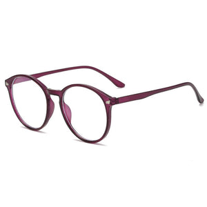 Transparent Round Eyeglasses Plastic Women Spectacle Myopia Glasses Nerd Men Optical Glasses Frame Optical Clear Lens