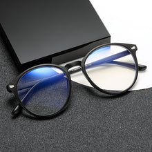 Load image into Gallery viewer, Transparent Round Eyeglasses Plastic Women Spectacle Myopia Glasses Nerd Men Optical Glasses Frame Optical Clear Lens