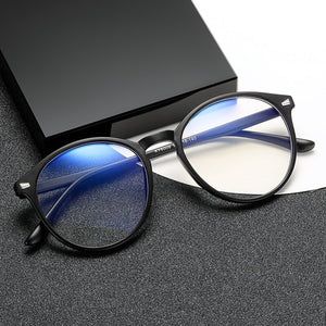 Transparent Round Eyeglasses Plastic Women Spectacle Myopia Glasses Nerd Men Optical Glasses Frame Optical Clear Lens