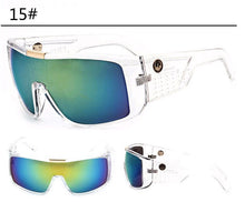 Carica l&#39;immagine nel visualizzatore di Gallery, Trend Dragon Domo Oversized Sunglasses For Men Classic Retro Driving Sport Windproof Shield Big UV400 Sun Glasses Goggle
