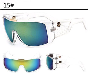 Trend Dragon Domo Oversized Sunglasses For Men Classic Retro Driving Sport Windproof Shield Big UV400 Sun Glasses Goggle