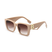 Load image into Gallery viewer, Trend Vintage Square Men Women B Sunglasses Brand Design Male Ladies Summer Beach PC UV400 Sun Glasses De Sol Shades