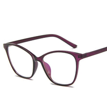Load image into Gallery viewer, Trending Oversized Cat Eye Glasses Transparent Lens Eyeglasses Men Women Clear Prescription Optical Glasses Frames