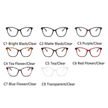 Load image into Gallery viewer, Trending Oversized Cat Eye Glasses Transparent Lens Eyeglasses Men Women Clear Prescription Optical Glasses Frames