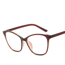Load image into Gallery viewer, Trending Oversized Cat Eye Glasses Transparent Lens Eyeglasses Men Women Clear Prescription Optical Glasses Frames