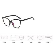 Load image into Gallery viewer, Trending Oversized Cat Eye Glasses Transparent Lens Eyeglasses Men Women Clear Prescription Optical Glasses Frames