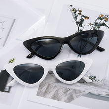 Load image into Gallery viewer, Triangle  Retro Alloy Cat Eye Ladies Sexy Retro Cat Eye Sunglasses Brand Designer Color Glasses TEP Concave Convex