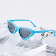 Load image into Gallery viewer, Triangle  Retro Alloy Cat Eye Ladies Sexy Retro Cat Eye Sunglasses Brand Designer Color Glasses TEP Concave Convex