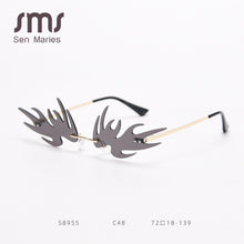 Load image into Gallery viewer, Ultralight Monster Sunglasses Women Small Cat Eye Rimless Sun Glasses Men Female Punk Glasses Shades UV400 Oculos