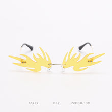 Load image into Gallery viewer, Ultralight Monster Sunglasses Women Small Cat Eye Rimless Sun Glasses Men Female Punk Glasses Shades UV400 Oculos