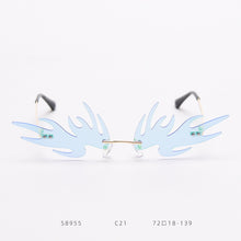 Load image into Gallery viewer, Ultralight Monster Sunglasses Women Small Cat Eye Rimless Sun Glasses Men Female Punk Glasses Shades UV400 Oculos