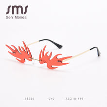 Load image into Gallery viewer, Ultralight Monster Sunglasses Women Small Cat Eye Rimless Sun Glasses Men Female Punk Glasses Shades UV400 Oculos