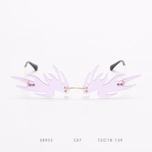 Load image into Gallery viewer, Ultralight Monster Sunglasses Women Small Cat Eye Rimless Sun Glasses Men Female Punk Glasses Shades UV400 Oculos