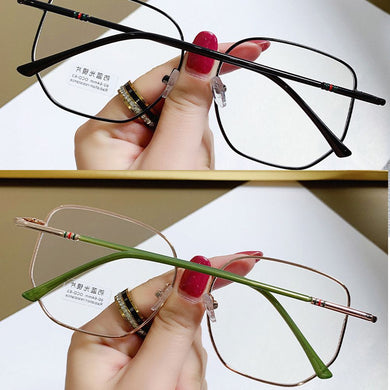 Unisex Anti-Blue Light Glasses Women Men Frame Eye Protection Ultra Light Eyeglasses Portable Computer Goggles