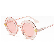 Load image into Gallery viewer, Unisex Round Retro Sunglasses Women Vintage Glasses Circle Classic Bee Letter Sun Glasses Female Shades Visor Oculos Top
