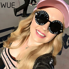 Load image into Gallery viewer, Unisex Round Retro Sunglasses Women Vintage Glasses Circle Classic Bee Letter Sun Glasses Men Shades Visor Oculos Top
