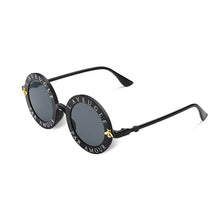 Load image into Gallery viewer, Unisex Round Retro Sunglasses Women Vintage Glasses Circle Classic Bee Letter Sun Glasses Men Shades Visor Oculos Top