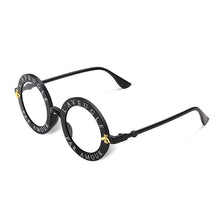 Load image into Gallery viewer, Unisex Round Retro Sunglasses Women Vintage Glasses Circle Classic Bee Letter Sun Glasses Men Shades Visor Oculos Top