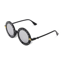 Load image into Gallery viewer, Unisex Round Retro Sunglasses Women Vintage Glasses Circle Classic Bee Letter Sun Glasses Men Shades Visor Oculos Top