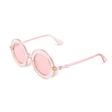 Load image into Gallery viewer, Unisex Round Retro Sunglasses Women Vintage Glasses Circle Classic Bee Letter Sun Glasses Men Shades Visor Oculos Top