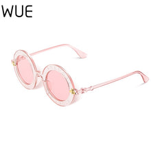 Load image into Gallery viewer, Unisex Round Retro Sunglasses Women Vintage Glasses Circle Classic Bee Letter Sun Glasses Men Shades Visor Oculos Top