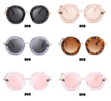 Load image into Gallery viewer, Unisex Round Shades Women 2023  Brand Desinger Sun Glasses Circle Classic Bee Letter Men Sunglasses