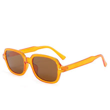 Load image into Gallery viewer, Unisex Square Sunglasses Men Women Popular Small Frame Yellow Sunglasses Female Retro Rivet Glasses Cute Pretty Eyewear