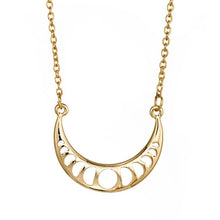 Carica l&#39;immagine nel visualizzatore di Gallery, Fashion Unisex Women Men Moon Pendant Clavicle Chain Charm Necklace Jewelry Charm Sexy Clavicle Chain Necklace