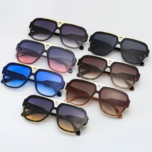 Load image into Gallery viewer, Vintage Big Frame Square Sunglasses Women Men 2023  Brand Design Popular Travel Gradient Sun Glasses Shades UV400