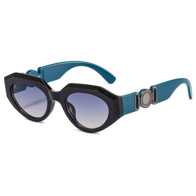 Vintage Cat Eye Sunglasses Women Men 2023  Brand Designer Travel Driving Small Sun Glasses For Female Shades UV400