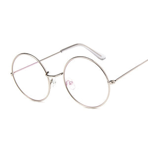 Vintage Clear Lens Glasses Women Nerd Eyewear Retro Metal Frame Eyeglasses Black Small Red Round Circle Eye Glasses