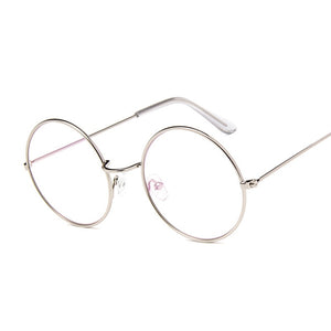 Vintage Clear Lens Glasses Women Nerd Eyewear Retro Metal Frame Eyeglasses Black Small Red Round Circle Eye Glasses