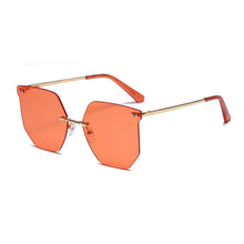 Load image into Gallery viewer, Vintage Sun Glasses Rimless Women Sunglasses Gradient Lens Brand Designer Oculos De Sol Feminino