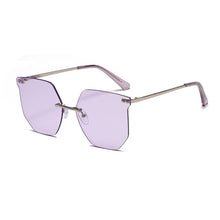 Load image into Gallery viewer, Vintage Sun Glasses Rimless Women Sunglasses Gradient Lens Brand Designer Oculos De Sol Feminino