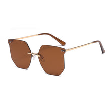 Load image into Gallery viewer, Vintage Sun Glasses Rimless Women Sunglasses Gradient Lens Brand Designer Oculos De Sol Feminino