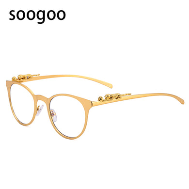 Vintage Golden Leopard Classic Round Sunglasses Men Retro Small Frame  Brand Designer Sun Glasses Women UV400