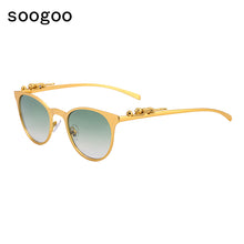 Load image into Gallery viewer, Vintage Golden Leopard Classic Round Sunglasses Men Retro Small Frame  Brand Designer Sun Glasses Women UV400