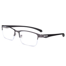 Load image into Gallery viewer, Vintage Half Frame Portable Ultra Light Frame Business Reading Glasses Computer Goggles Anti-Blue Light Glasses