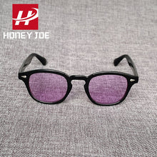 Load image into Gallery viewer, Vintage Johnny Depp Style Round Sunglasses Clear Tinted Lens Brand Design Party Show Sun Glasses Oculos De Sol