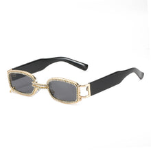 Load image into Gallery viewer, Vintage  Brand Designer Diamond Square Sunglasses Women 2023 Travel Gradient Crystal Small Punk Sun Glasses Shades