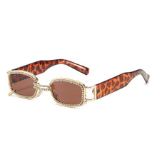 Load image into Gallery viewer, Vintage  Brand Designer Diamond Square Sunglasses Women 2023 Travel Gradient Crystal Small Punk Sun Glasses Shades