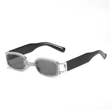 Load image into Gallery viewer, Vintage  Brand Designer Diamond Square Sunglasses Women 2023 Travel Gradient Crystal Small Punk Sun Glasses Shades
